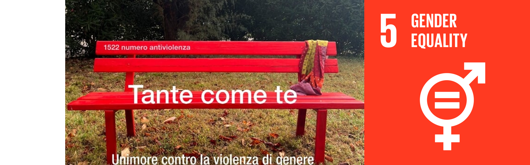 Le panchine rosse di Unimore