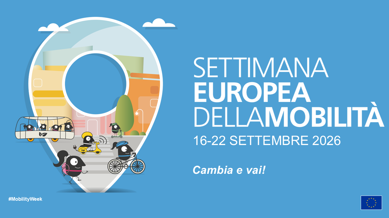 Settimana Europea della Mobilità, 16–22 settembre 2026 – Cambia e vai!