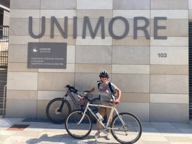 Silvia Franchini partecipa a UNIMOVE in bicicletta